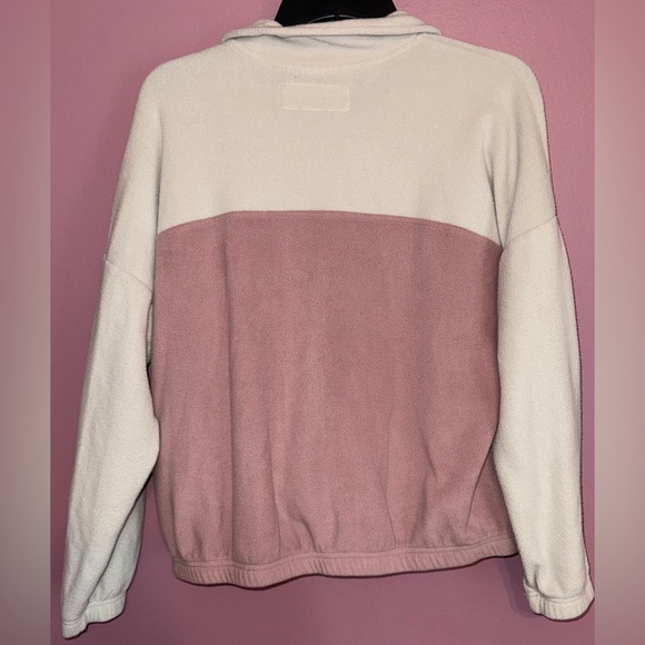 Abercrombie Kids Soft Pink Fleece Top - Picture 3 of 3